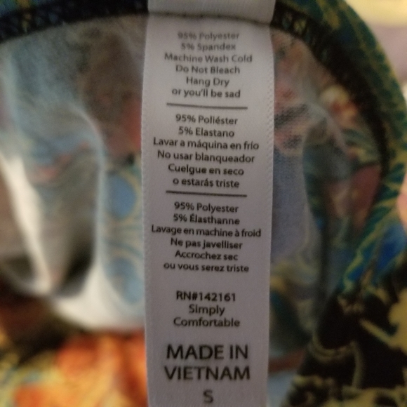 LuLaRoe Perfect T. Small. Loose fitting. Black. - Picture 3 of 7